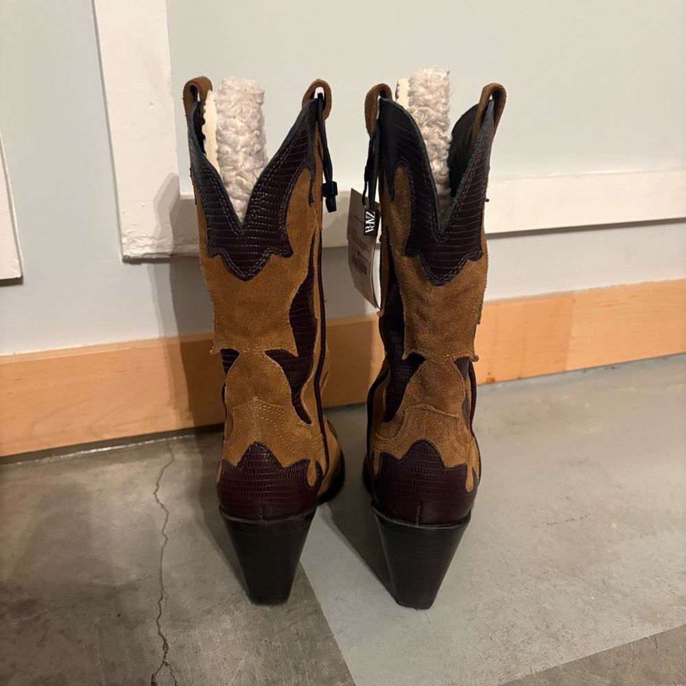 Zara Cowboy Boots - Picture 5 of 5